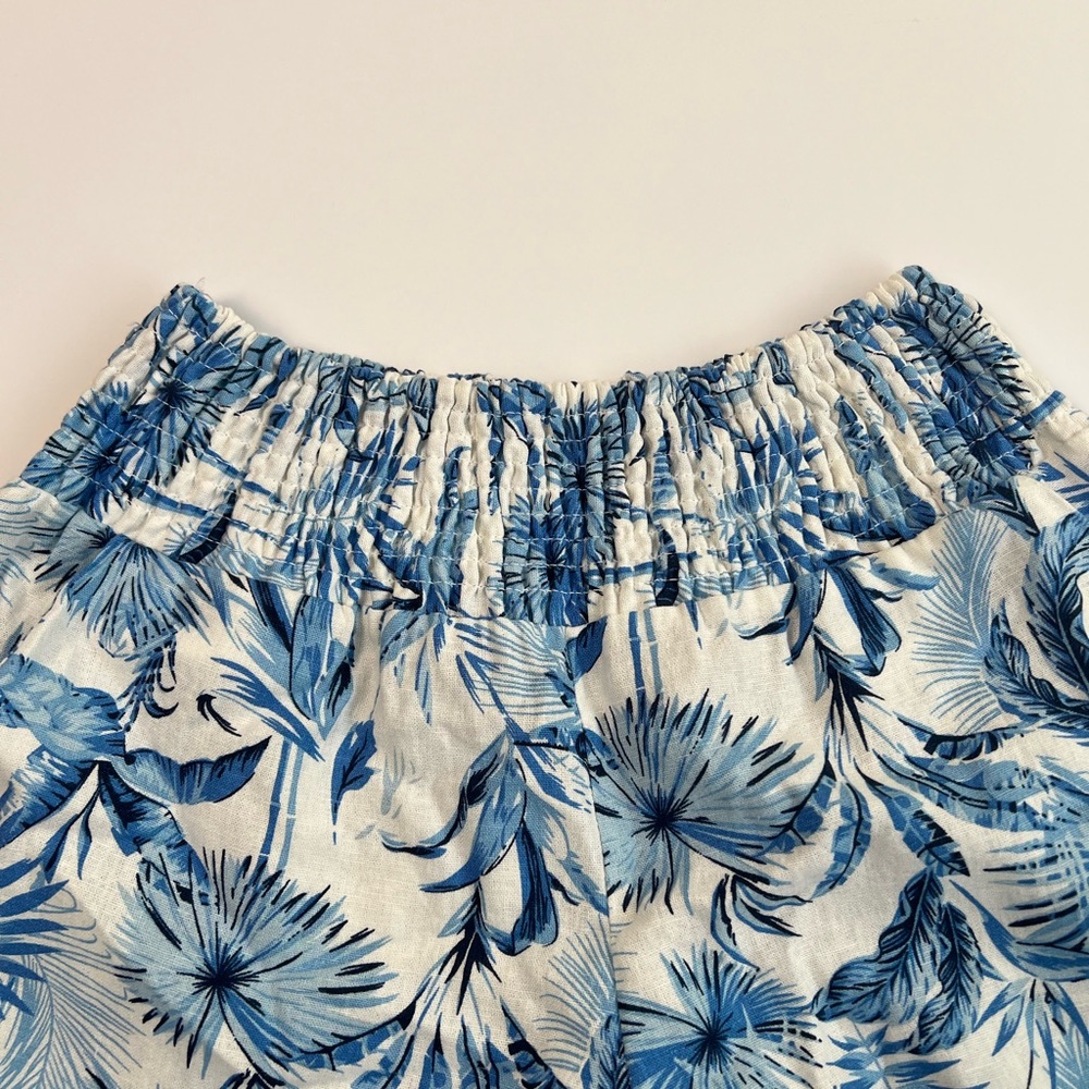 NEW Tahari Linen Print Wide Leg Pants SZ-S - Picture 4 of 10